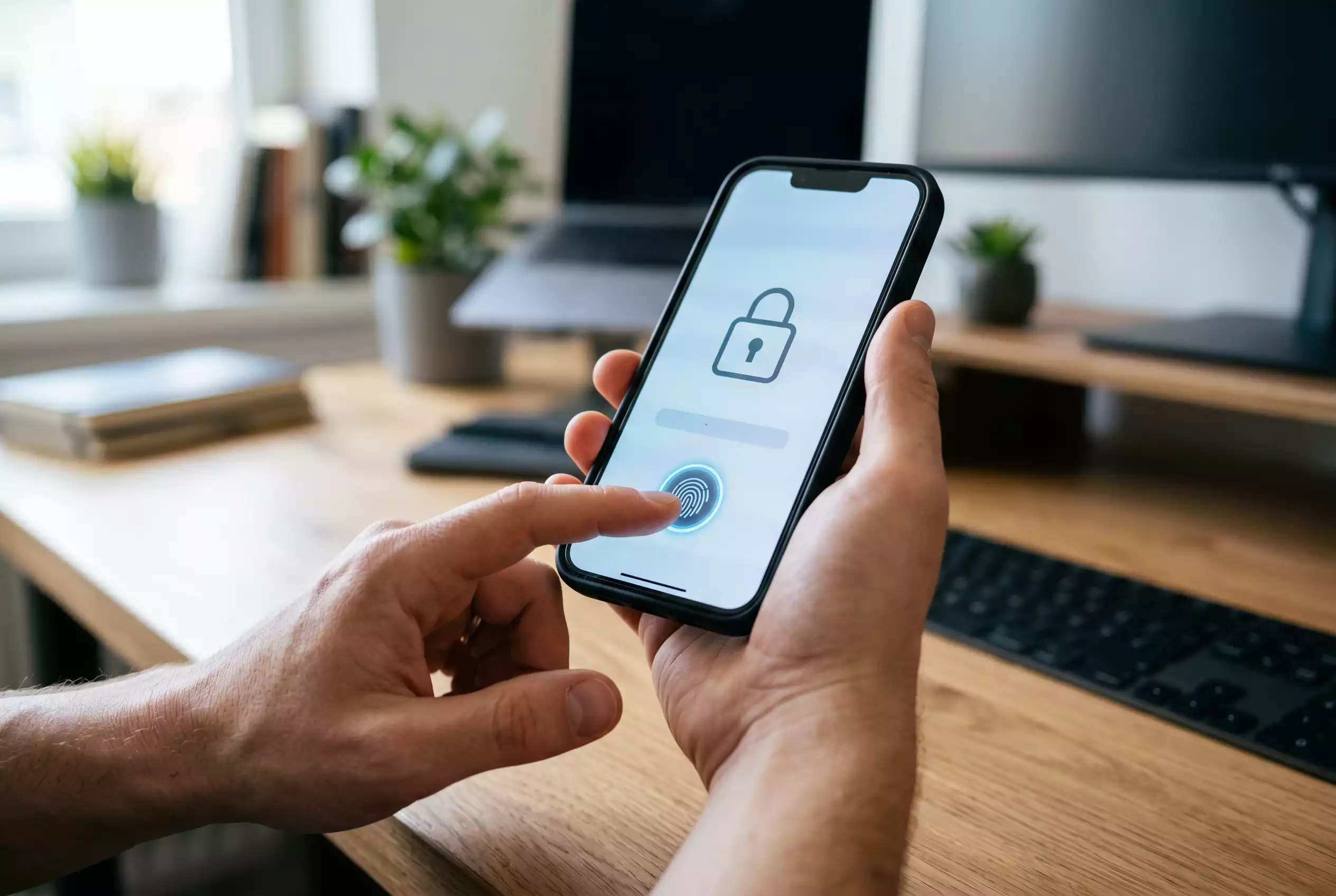 Zwei-Faktor-Authentifizierung auf einem Smartphone-Bildschirm mit Sicherheitssymbol